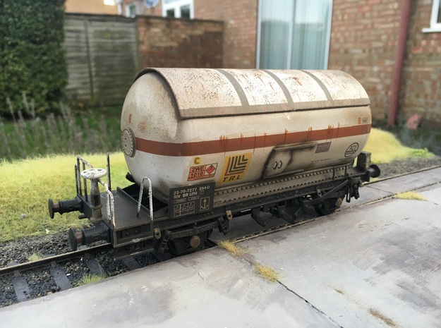 7mm Ferry tank wagon chassis in White Natural Versatile Plastic