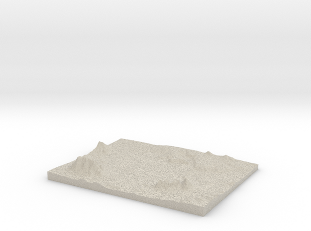Model of Antero Reservoir in Natural Sandstone