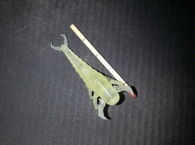 Absorberwurm Sichelbiss gross Meter  03 in Smooth Fine Detail Plastic