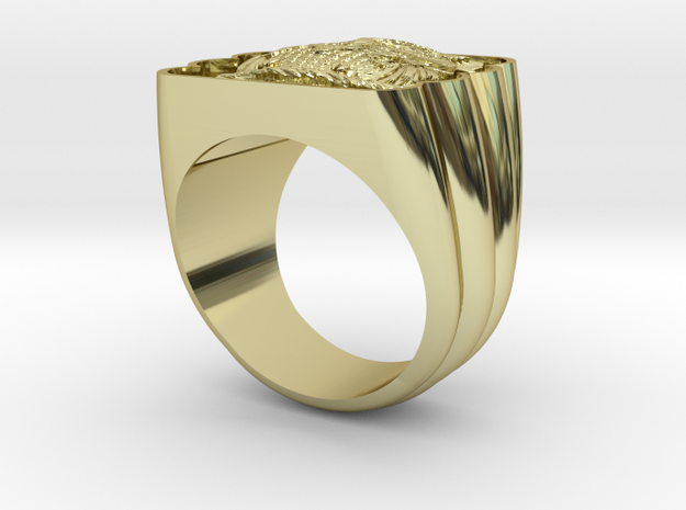Bague Hiboux  in 18k Gold Plated Brass: 9 / 59