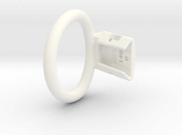 Q4e single ring 44.6mm 0mm gap in White Processed Versatile Plastic