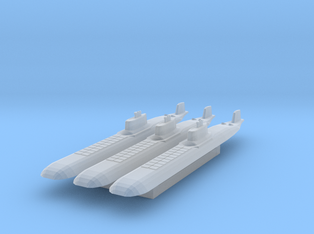 Typhoon sub 1/3000 x3 in Smooth Fine Detail Plastic
