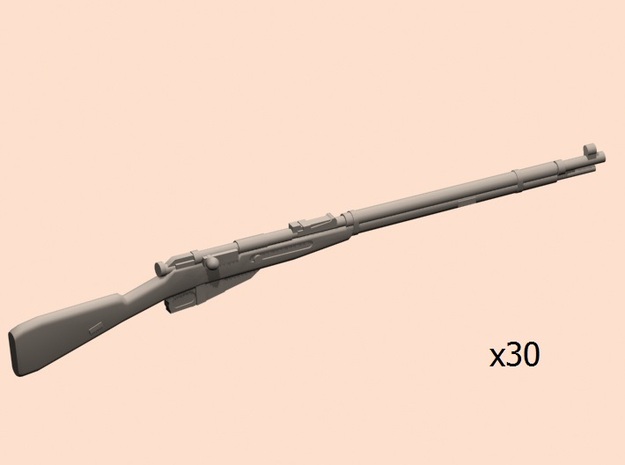 1/35 Mosin 1891/30 rifles in Clear Ultra Fine Detail Plastic