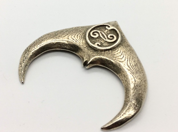 Goblin King Pendant in Polished Bronzed-Silver Steel