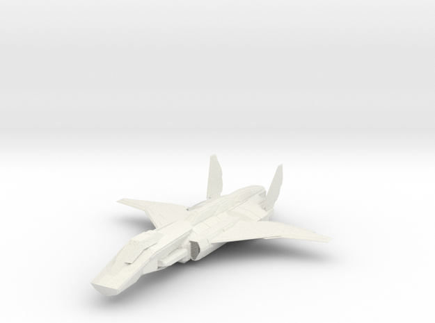 1/144 Kestrel MK2 Aerospace Fighter in White Natural Versatile Plastic