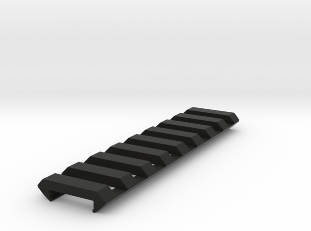 Top Picatinny Rail (8-Slots) for Desert Eagle ASP in Black Natural Versatile Plastic