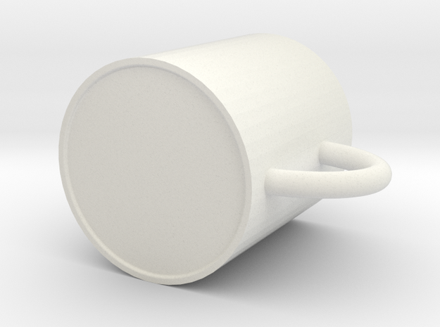 cup(big) in White Natural Versatile Plastic