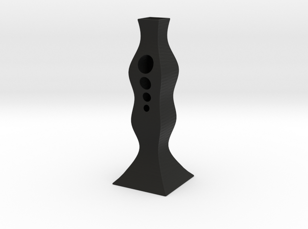 Vase 1655 in Black Natural Versatile Plastic