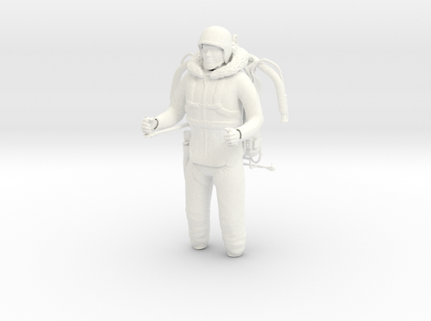 Lost in Space John Robinson Jet Pack 5.0 in White Processed Versatile Plastic