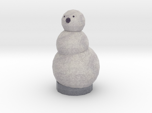 Coal The Snow Man in Full Color Sandstone