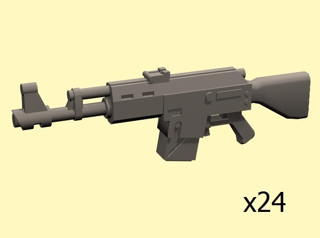 28mm SciFi LK-47 laser rifles x24