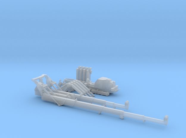 1:50 Mini Crawler Crane Set C kit in Tan Fine Detail Plastic