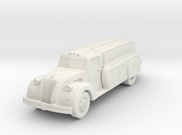 1938 Dodge Airflow Tank Truck in White Natural Versatile Plastic