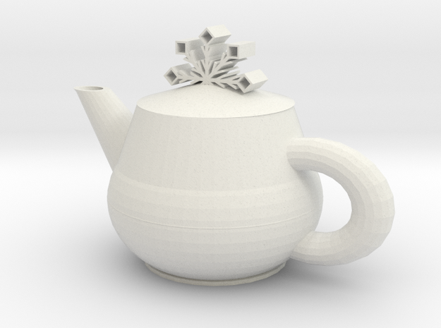 Tea set in White Premium Versatile Plastic