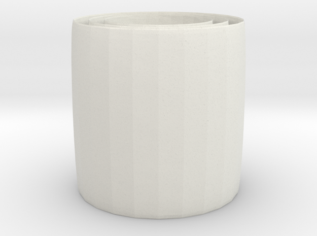 Russian Cup in White Natural Versatile Plastic
