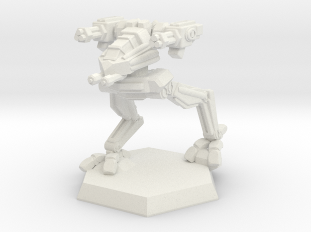IA2-A Light Mech in White Natural Versatile Plastic: Small