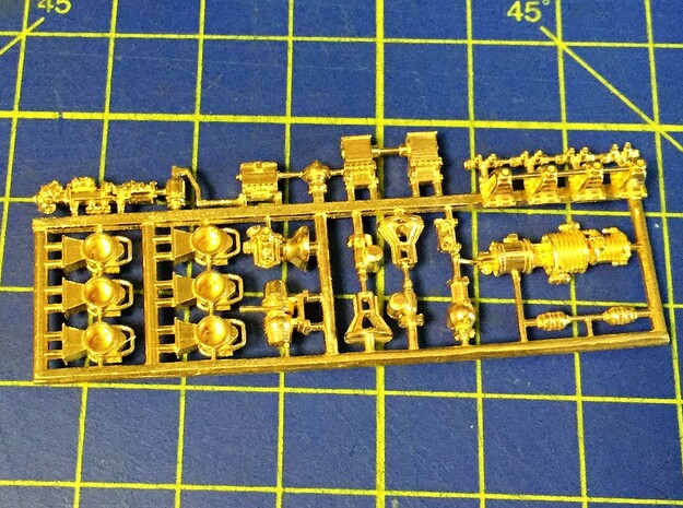464.2 PART02 ARMATURY in Natural Brass