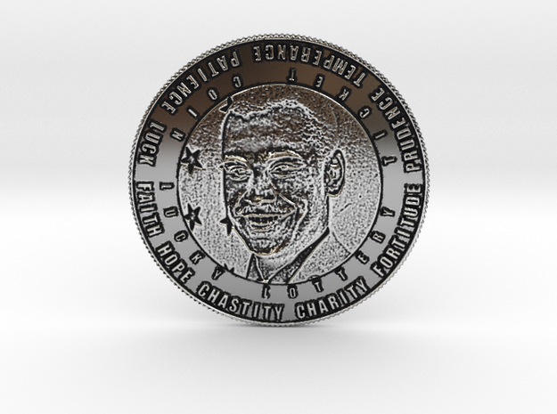 Personalized Coin of GRMIII in Antique Silver