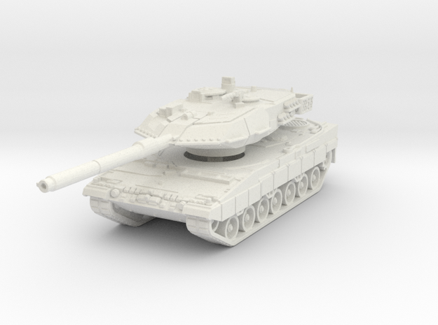 Leopard 2A6 1/100 in White Natural Versatile Plastic