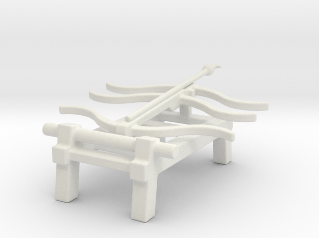 Chinese siege weapons song dynasty triple bow cros in White Natural Versatile Plastic