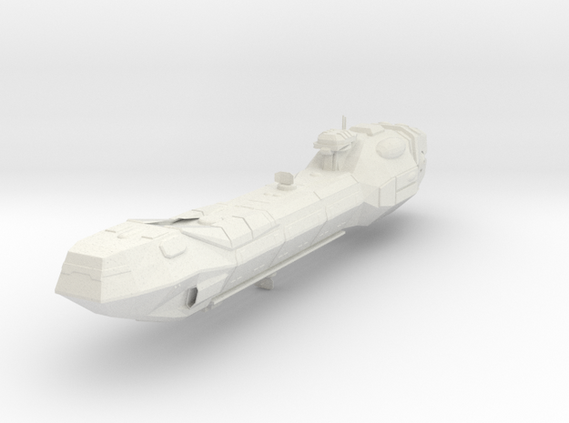 Lancer-class frigate in White Natural Versatile Plastic