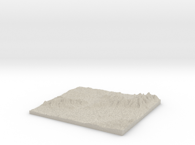 Model of Anniston Country Club in Natural Sandstone