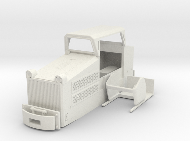Mining loco RD3a in White Natural Versatile Plastic: 1:35