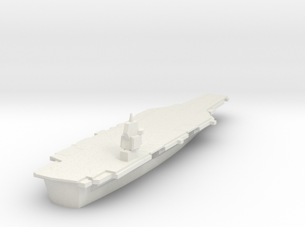 1/2400 Scale  Chinese Type 004 Aircraft Carrier in White Natural Versatile Plastic