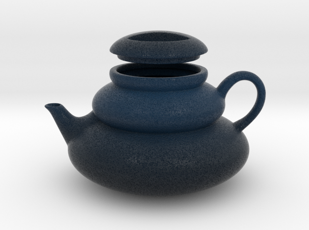 Deco Teapot in Natural Full Color Sandstone