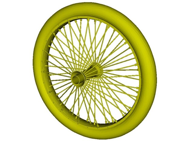 1/16 scale Sopwith Camel biplane wire wheel x 1 in Tan Fine Detail Plastic