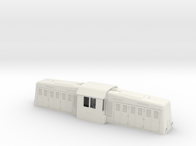 Withcomb at S scale  (1:64) in White Natural Versatile Plastic