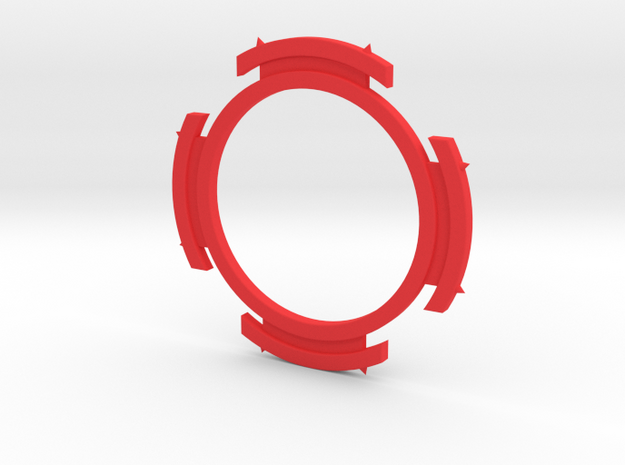 Bey Vortex Ape Attack Ring sub in Red Processed Versatile Plastic