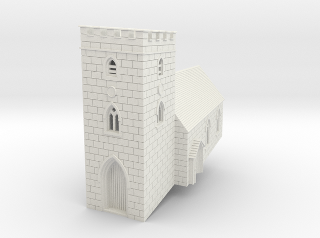 ps100-3d-perspective-church1 in White Natural Versatile Plastic