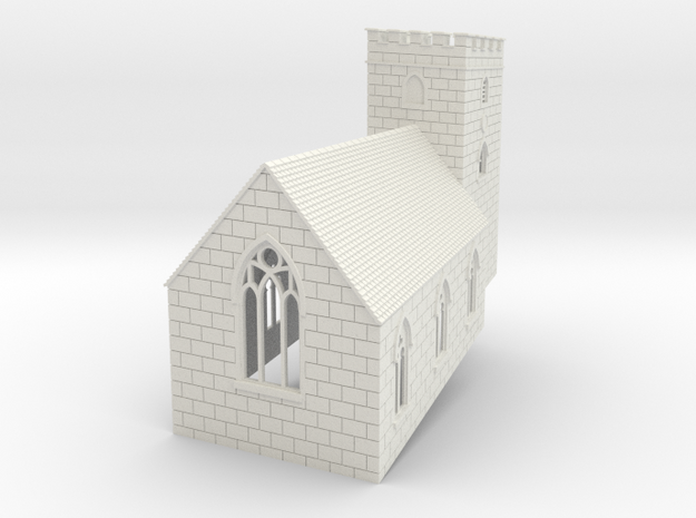 ps87-3d-perspective-church2 in White Natural Versatile Plastic