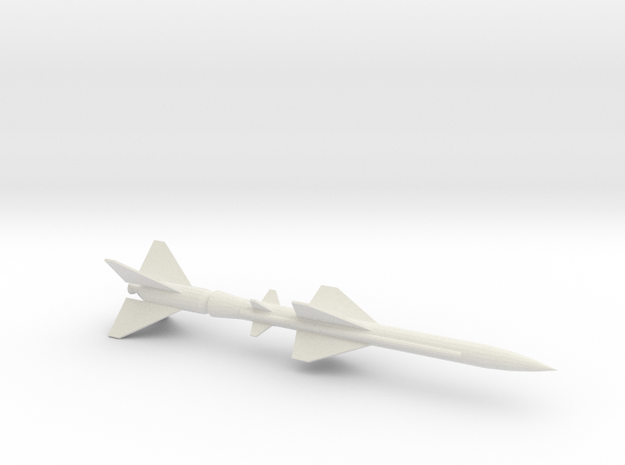 1/72 Scale SA-2B Anti-Aircraft Missile in White Natural Versatile Plastic