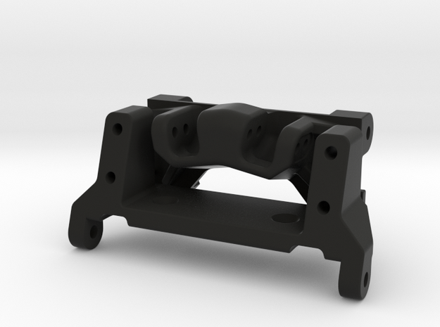 capra goat bundle - servo mount and link riser  in Black Natural Versatile Plastic