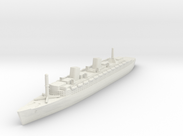 RMS Queen Elizabeth 1/1800 in White Natural Versatile Plastic