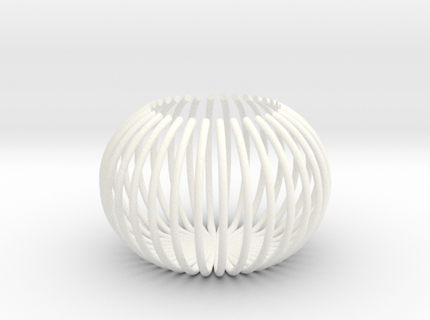 Claw - Tea Light in White Processed Versatile Plastic