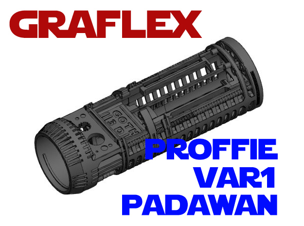Graflex Padawan Var1 - Proffie in White Natural Versatile Plastic