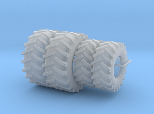 1/64 7000 series SPFH Tires  in Tan Fine Detail Plastic