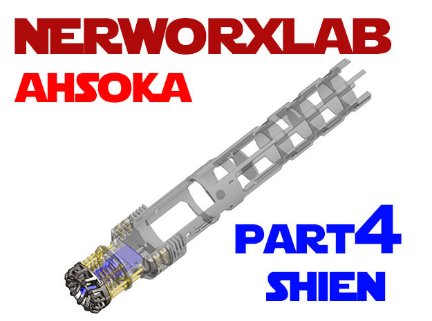 NWL Ahsoka - Shien Chassis Part4 in White Natural Versatile Plastic