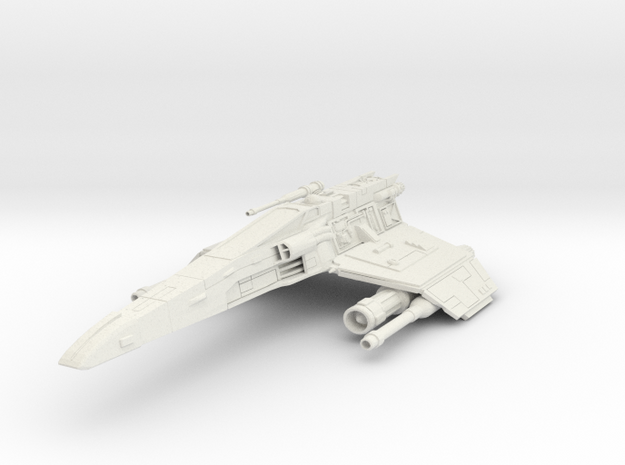 E-Wing 4" in White Natural Versatile Plastic