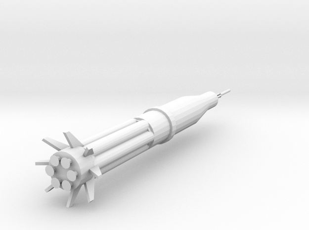 1/1000 Scale Saturn Rocket SA-201 in Tan Fine Detail Plastic