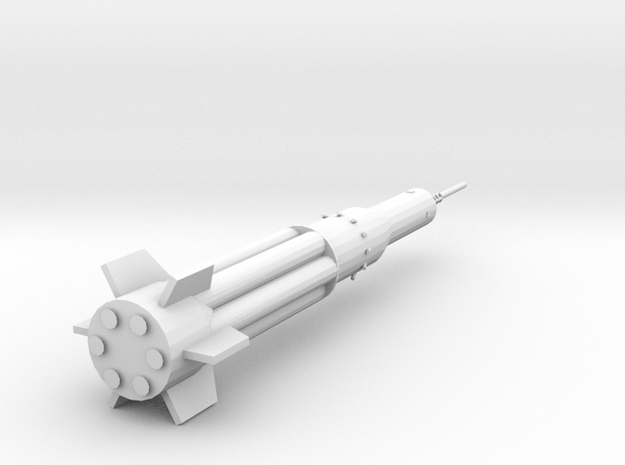 1/1000 Scale Saturn Rocket SA-6 in Tan Fine Detail Plastic
