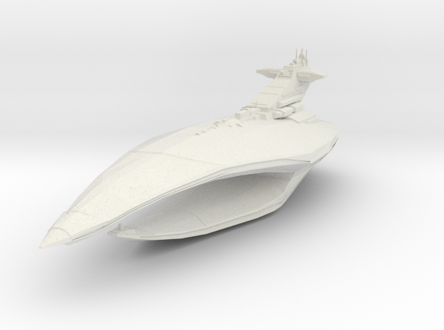 Darth Revan's flagship 5.5" long in White Natural Versatile Plastic