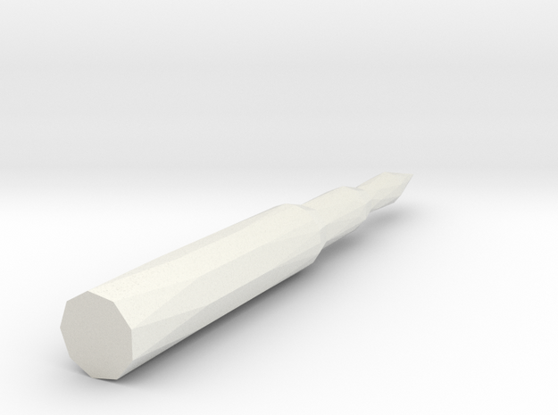 1/400 Scale Russian SS-16 Sinner Missile in White Natural Versatile Plastic
