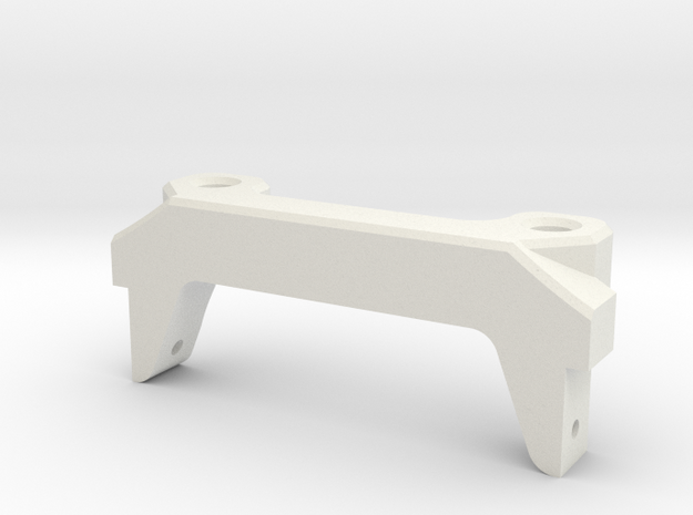 V1W: Front Body Mount for Servo on Axle 70MM in White Natural Versatile Plastic
