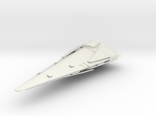 1000 Raider class corvette Star Wars in White Natural Versatile Plastic