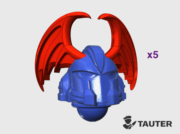 Bat Wing - Vanguard Helmets in Tan Fine Detail Plastic: Small