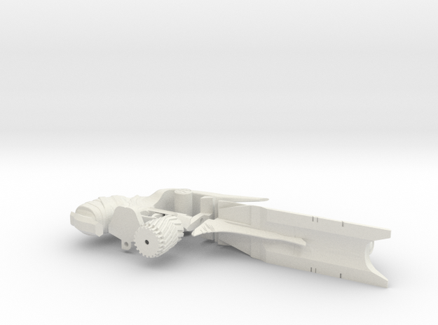 1/3 Scale Thorn Hand Cannon rotatable parts in White Natural Versatile Plastic